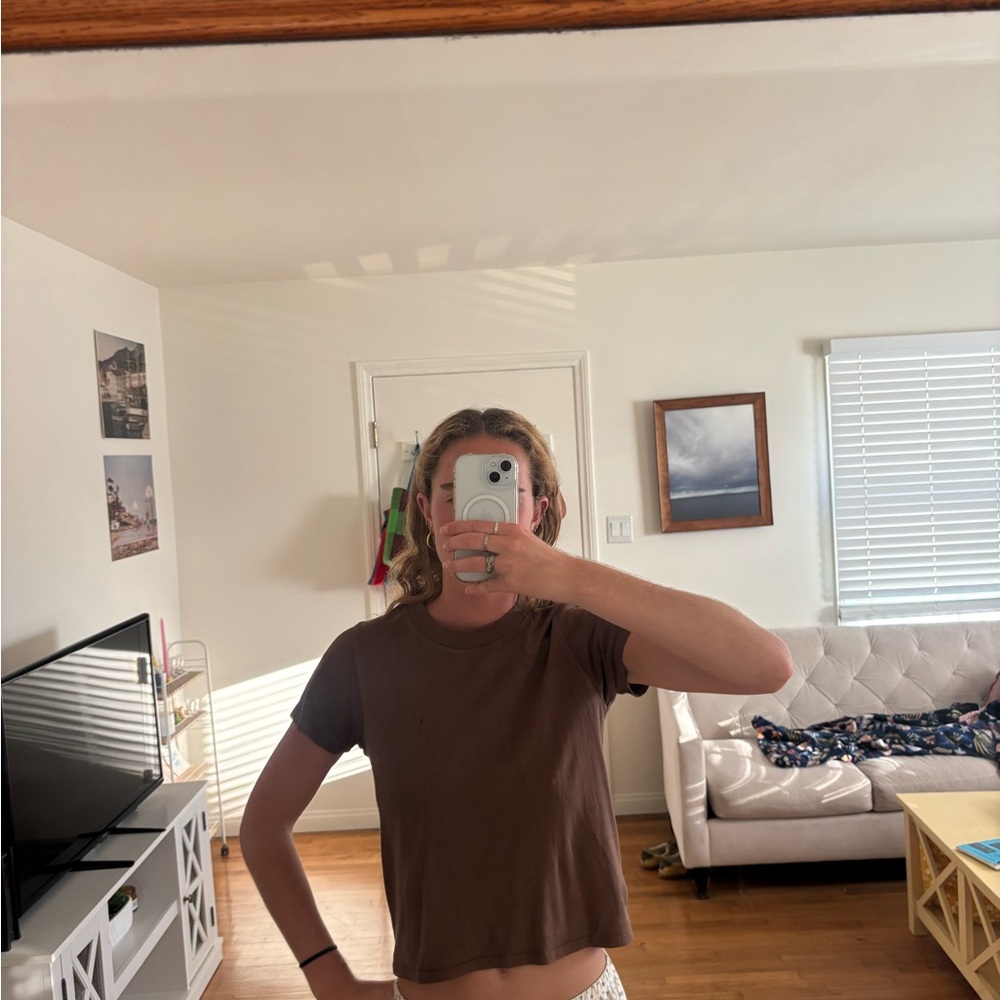Brandy Melville Brown Tee